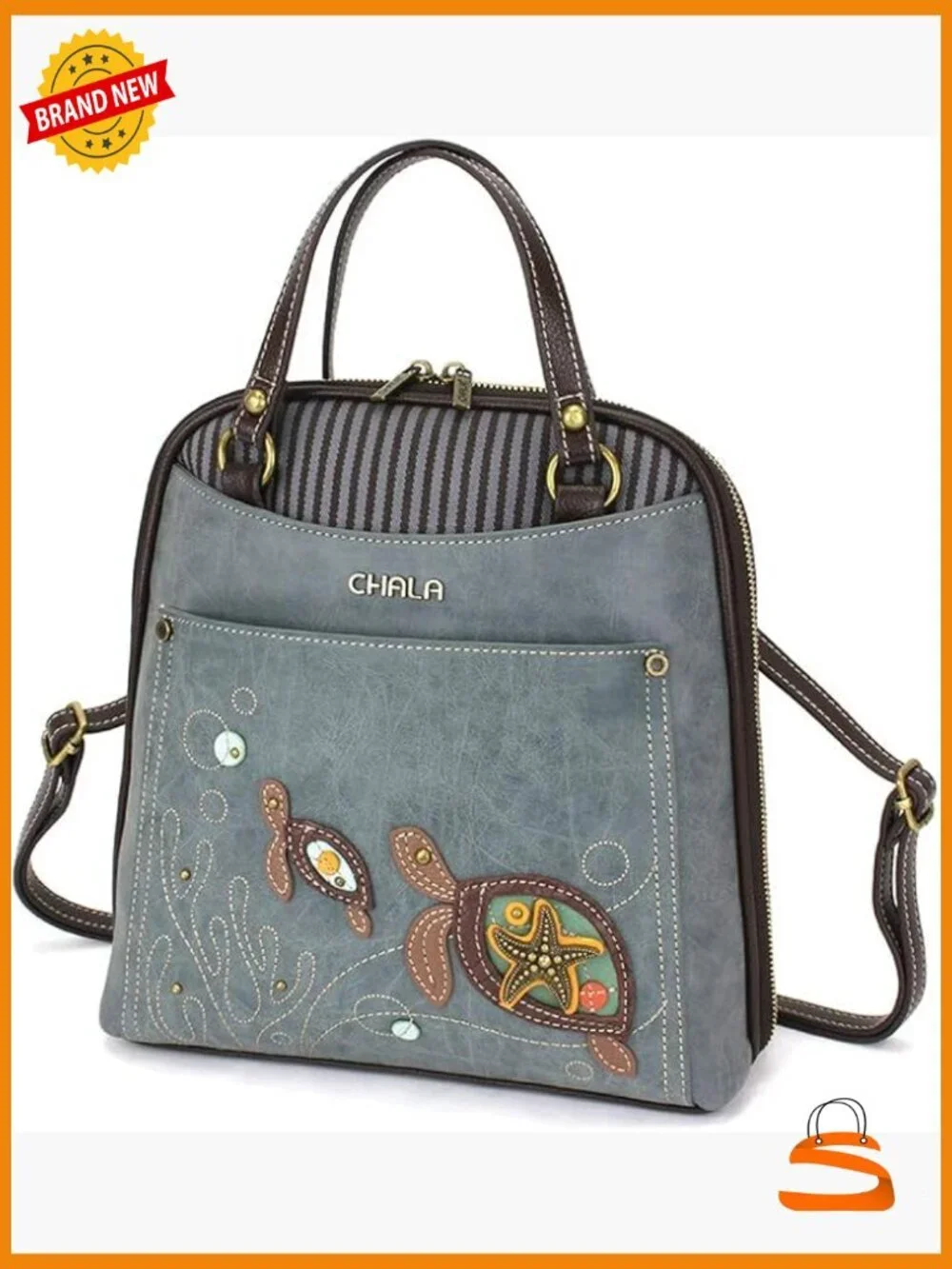 Convertible Backpack Purse with Adjustable Strap - Fits iPad Pro & Kindle
